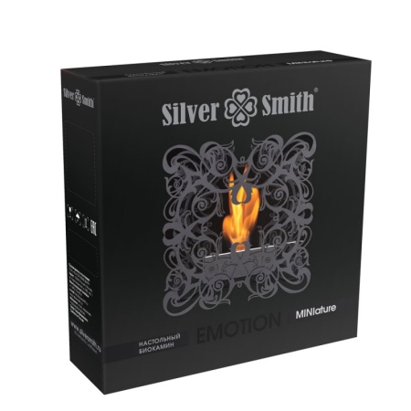 Биокамин настольный Silver Smith Emotion Miniature по цене 19 900 руб.