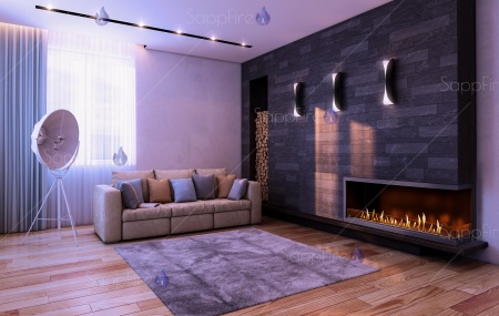 Встраиваемый угловой очаг 800 SappFire по цене 38 200 руб.