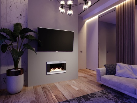 Биокамин "Русский огонь" Модерн 650V встраиваемый по цене 22 900 руб.