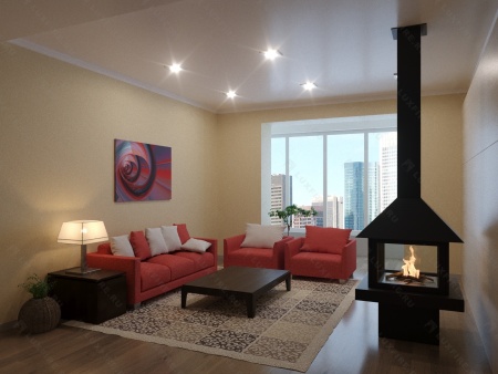 Островной биокамин Lux Fire Куб 850 по цене 391 133 руб.