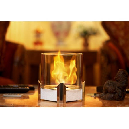 Биокамин настольный Silver Smith Mini 1 Premium White по цене 14 900 руб.