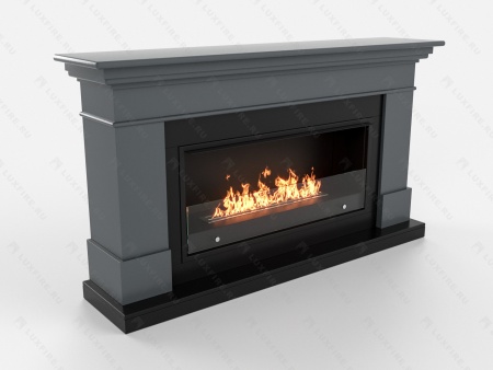 Биокамин Lux Fire с порталом Ангара 42, графит по цене 124 306 руб.