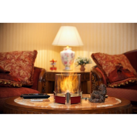 Биокамин настольный Silver Smith Mini 1 Premium Red по цене 14 900 руб.